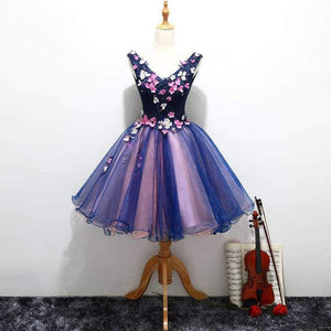 Planet Gates 4 New Luxury Lace Flower Cocktail Dresses V-neck Sleeveless V-neck Appliques Sweet Banquet Formal Party Gowns Custom