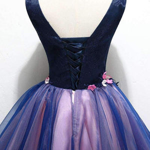 Planet Gates 4 New Luxury Lace Flower Cocktail Dresses V-neck Sleeveless V-neck Appliques Sweet Banquet Formal Party Gowns Custom