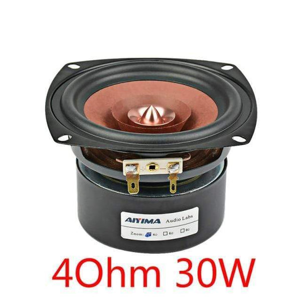 Planet Gates 4 Ohm 30W Speaker 2 / 4" AIYIMA 1Pcs 4 Inch Audio Sound Speaker Driver Hifi 4 8 Ohm 30W Full Range Speaker Bookshelf Loudspeaker For Amplifier DIY