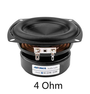 Planet Gates 4 Ohm Speaker 2 / 4" AIYIMA 1Pcs 4 Inch Woofer Speaker Driver Hifi 4 8 Ohm 100W Bass Sound Speaker Waterproof Subwoofer DIY Sound Home Theater