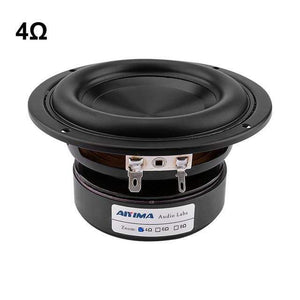 Planet Gates 4 Ohm Speaker / 4" AIYIMA 1Pcs 4 Inch Woofer Speaker Driver Hifi 4 8 Ohm 100W Bass Sound Speaker Waterproof Subwoofer DIY Sound Home Theater