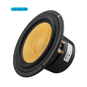 Planet Gates 4 Ohm Speaker AIYIMA 5.25Inch Audio Speaker Driver 4 8Ohm 100W Mid Bass Speakers Woofer Fiberglass Cone Home Theater For Bookshelf DIY