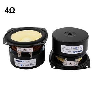 Planet Gates 4 ohm Square AIYIMA 3 Inch Full Range Speaker Driver 4 8 Ohm 15W Sound Music Loudspeaker Units DIY Bookshelf Altavoz Amp Home Theater 2Pcs