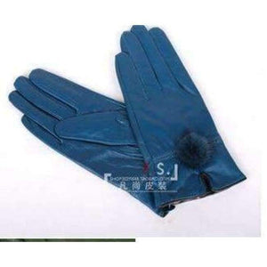 Planet Gates 4 / One Size Cheap price discount 2017 100%   genuine leather gloves female sheepskin gloves women's thin thermal mink hair ball fashion