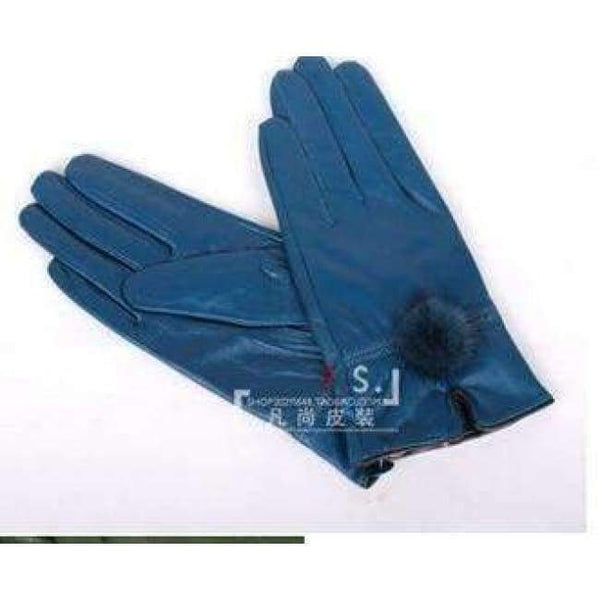 Planet Gates 4 / One Size Cheap price discount 2017 100%   genuine leather gloves female sheepskin gloves women's thin thermal mink hair ball fashion