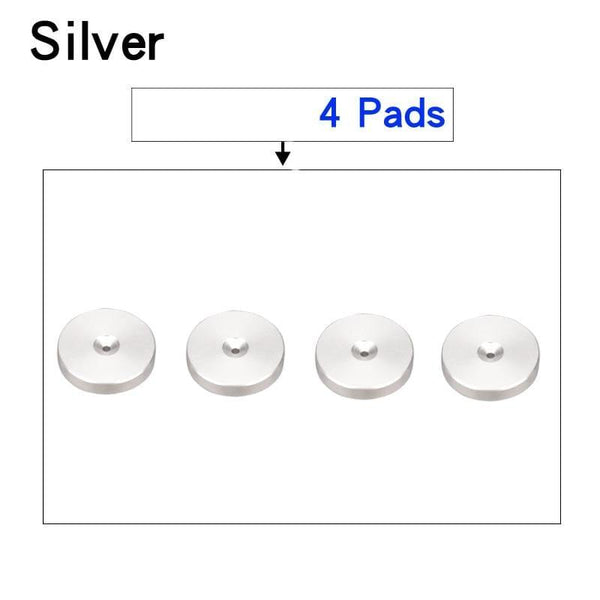 HIFIDIY LIVE 4PCS 4Sets Speaker Stand Feet Foot Pad Aluminium Alloy Metal (NOT Natural Wood ) Spikes Cone Floor Foot Nail M23*20