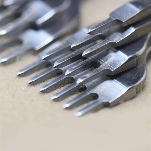 Planet Gates 4 pc 3/4/5/6mm Leather Craft Tools Hole Punches Stitching Punch Tool 1+2+4+6  Prong T20