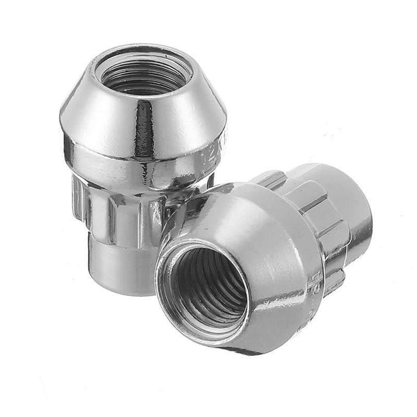 Planet Gates 4 Pcs 12x1.5mm Alloy Locking Wheel Nuts 60 degree Tapered Security Bolts With Key Anti Theft Racing Car Auto Replacement Parts