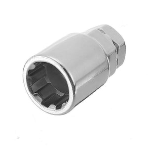 Planet Gates 4 Pcs 12x1.5mm Alloy Locking Wheel Nuts 60 degree Tapered Security Bolts With Key Anti Theft Racing Car Auto Replacement Parts