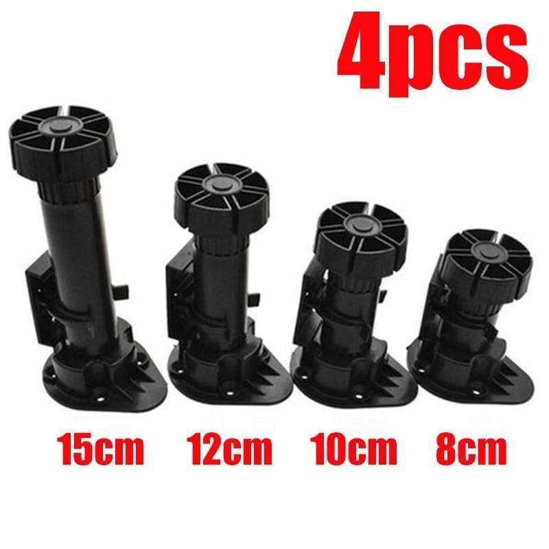 4 Pcs Adjustable Height Cupboard Foot Cabinet Leg For Kitchen Bathroom Accessories Furniture Legs Plinth Cabinets 8/10/12/15cm