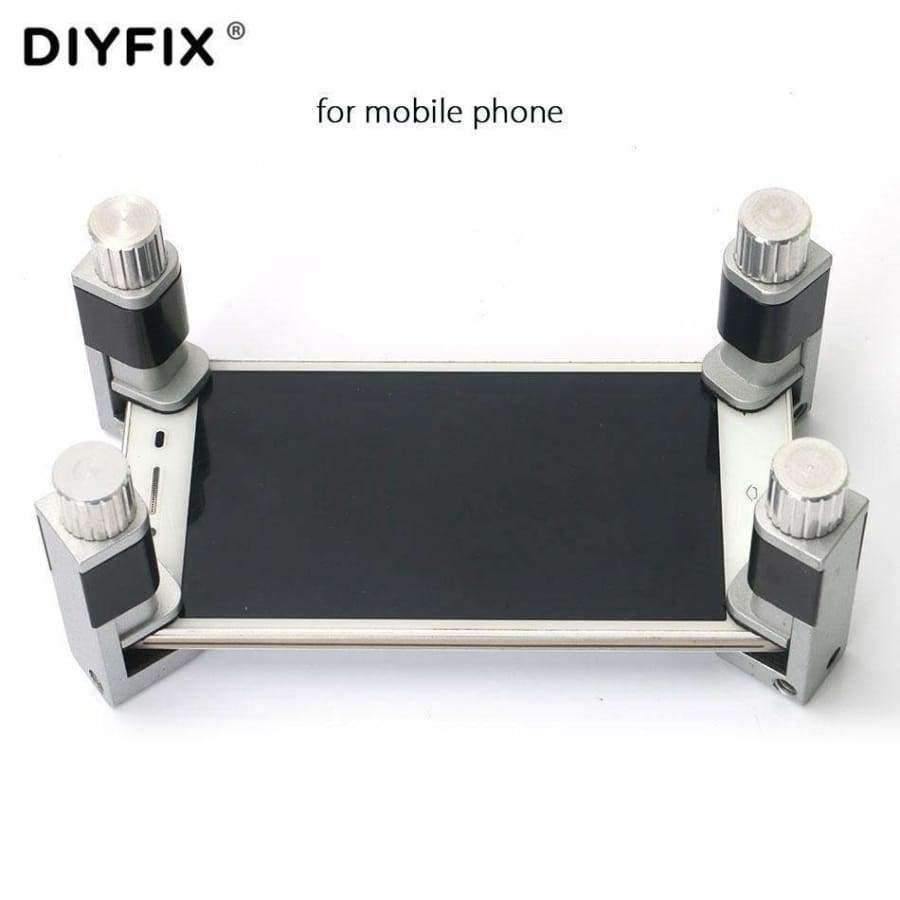 Planet Gates 4 Pcs Adjustable Plastic Clip Fixture LCD Digitizer Screen Fastening Clamp for iPad Samsung Cell Phone Tablet Repair Tools