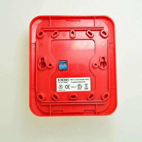 Planet Gates (4 PCS) Fire Control Alarm Flash 12V 24V Wired Strobe Siren Push button Alarm security protection Indoor use 110DB