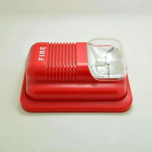 Planet Gates (4 PCS) Fire Control Alarm Flash 12V 24V Wired Strobe Siren Push button Alarm security protection Indoor use 110DB