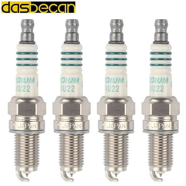 Planet Gates 4 Pcs Iridium Spark Plug IXU22 5308 DCPR7EIX DCPR7EVX NDIXU22 98069-5697QHE 1A0218110 B2401-4A0A2 99000-79J80-U22