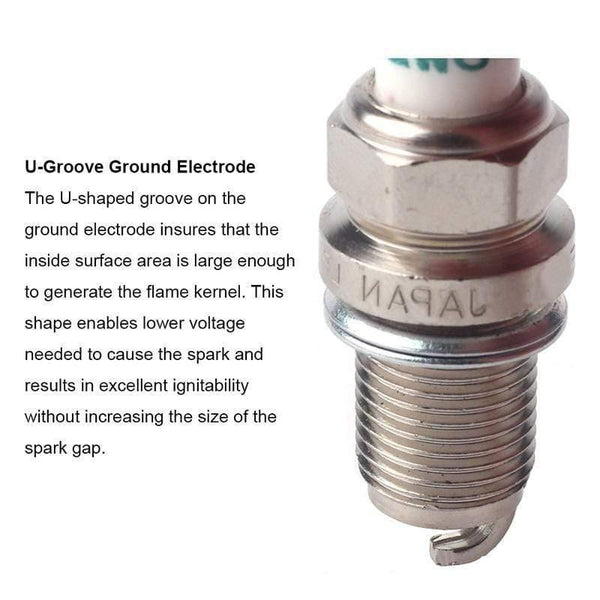 Planet Gates 4 Pcs Iridium Spark Plug IXU22 5308 DCPR7EIX DCPR7EVX NDIXU22 98069-5697QHE 1A0218110 B2401-4A0A2 99000-79J80-U22