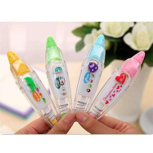 Planet Gates 4 pcs/Lot Animal correction tape Lace Decoration tapes DIY scrapbooking novelty stationery office material School supplies 6514