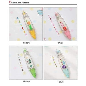Planet Gates 4 pcs/Lot Animal correction tape Lace Decoration tapes DIY scrapbooking novelty stationery office material School supplies 6514