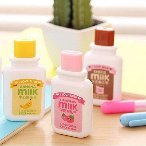 Planet Gates 4 pcs/lot Cute Milk Correction Tape 6M Material Escolar Kawaii Stationery Office School Supplies Papelaria