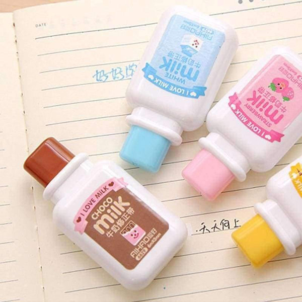 Planet Gates 4 pcs/lot Cute Milk Correction Tape 6M Material Escolar Kawaii Stationery Office School Supplies Papelaria