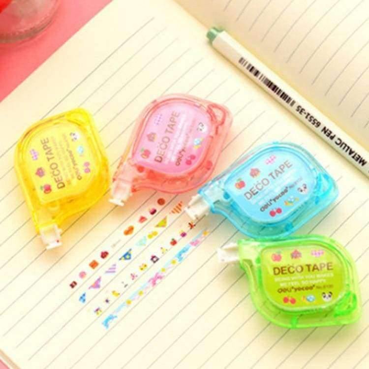 Planet Gates 4 pcs/lot Fresh Style Animal & Flowers Decorative Correction Album DIY Tape Correction Fluid School & Office Supply