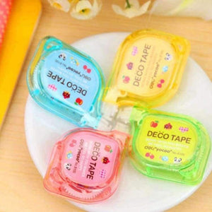 Planet Gates 4 pcs/lot Fresh Style Animal & Flowers Decorative Correction Album DIY Tape Correction Fluid School & Office Supply