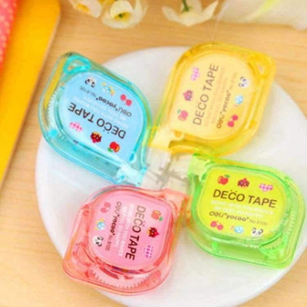 Planet Gates 4 pcs/lot Fresh Style Animal & Flowers Decorative Correction Album DIY Tape Correction Fluid School & Office Supply