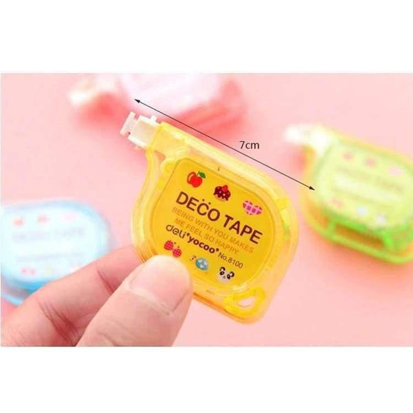 Planet Gates 4 pcs/lot Fresh Style Animal & Flowers Decorative Correction Album DIY Tape Correction Fluid School & Office Supply