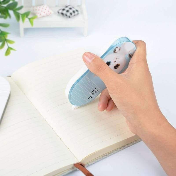 Planet Gates 4 pcs/lot Kawaii Correction tape Cute Cat 12m Decorative tape sticker stationery office school supplies estojo gifts