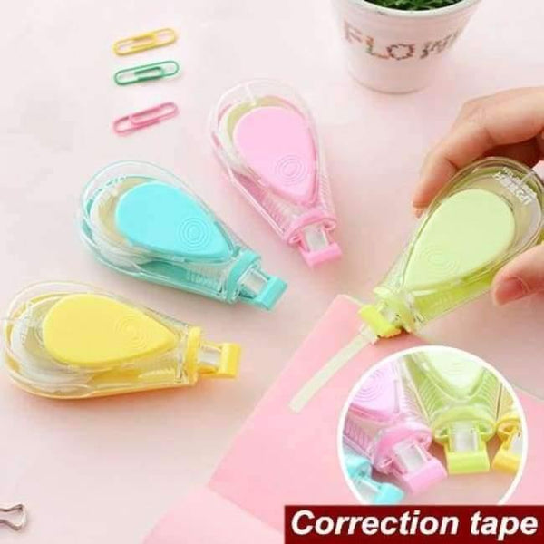Planet Gates 4 pcs/Lot Macaron drop Correction tapes LPS corrective tape stationery corretivo escolar Office material School supplies 6539