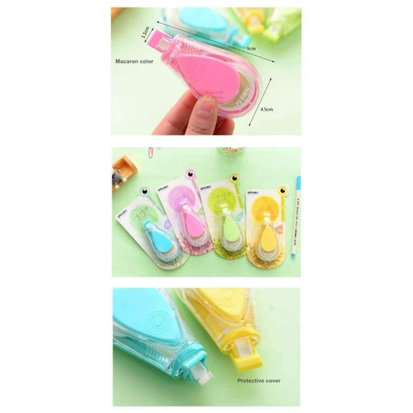 Planet Gates 4 pcs/Lot Macaron drop Correction tapes LPS corrective tape stationery corretivo escolar Office material School supplies 6539