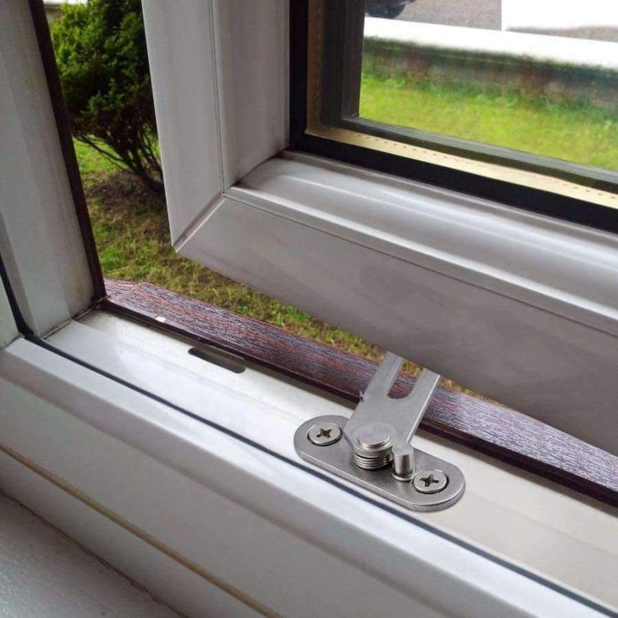 4 Pcs/ Pack Stainless Steel UPVC Window Restrictor Child Security Lock ...