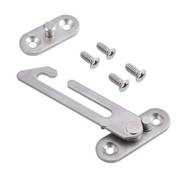Planet Gates 4 Pcs/ Pack Stainless Steel UPVC Window Restrictor Child Security Lock Safety Catch Door Ventilator SCREW Hardware (Left Side)