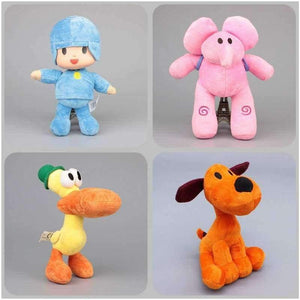 Planet Gates 4 pcs Quality 4 Styles Pocoyo Elly & Pato & POCOYO & Loula Stuffed Plush Toys Brinquedos Children Soft Toys