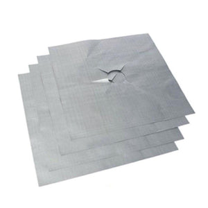 4 pcs Reusable Gas Range Protector Liner Cover Stove top Non Stick Burner Protector Mat For Hob Stovetop Cooker