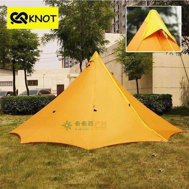 Planet Gates 4 Person Ultrlight Camping Tent barraca camping Tents 20D Both Sides Silicone Large Camp tente 860g