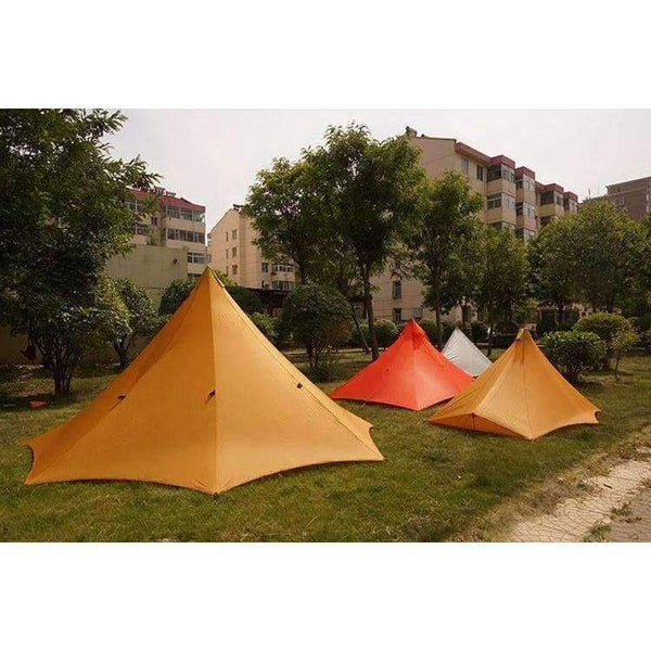 Planet Gates 4 Person Ultrlight Camping Tent barraca camping Tents 20D Both Sides Silicone Large Camp tente 860g