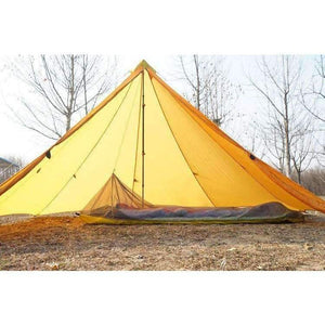 Planet Gates 4 Person Ultrlight Camping Tent barraca camping Tents 20D Both Sides Silicone Large Camp tente 860g