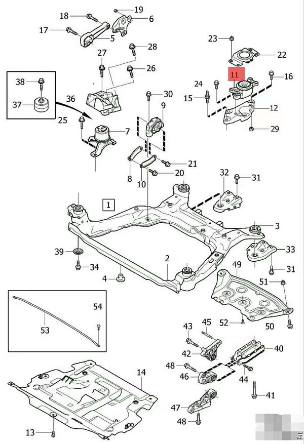 Planet Gates 4 piece Engine Mount transmission mount support For Volvo S80 XC60 For Land Rover Freelander 2 LR2