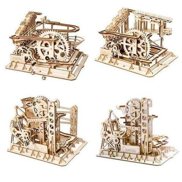Planet Gates 4 Pieces / China Robotime 8 Kinds DIY Gear Drive Wooden Mechanical Model Building Kits Assembly Toy Gift for Children Teens Adult LGLK