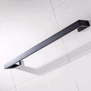 Planet Gates 4 pieces Set Matte Black SUS 304 Stainless Steel Bathroom Hardware Set Robe Hook Towel Bar Toilet Paper Holder Bathroom Accessories