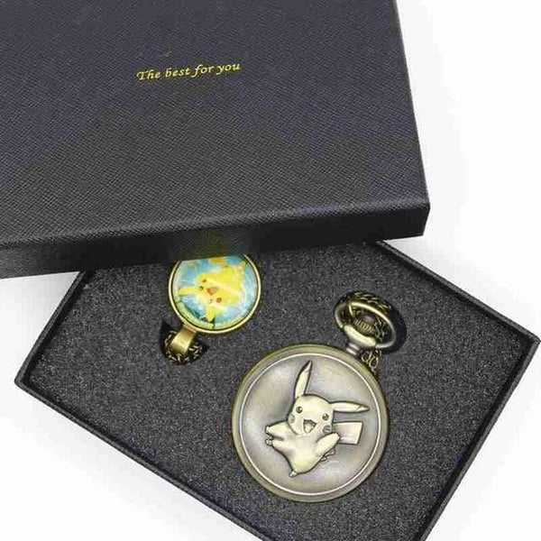 Planet Gates 4 Pocket Watch Men Quartz Fashion Necklace Pendant With Luxury Gift Box Set #120805