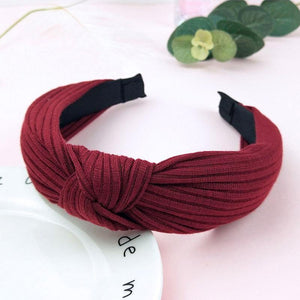 Printed Scrunchies Turban Top Knotted Elastic Hairband Hair Accessories For Girls No Slip Stay Head Band Hair Band For Women