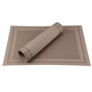 Planet Gates 4 PVC Vinyl Placemats for Dining Table Runner Linens place mat in Kitchen Accessories Cup Wine mat coaster pad in Stock