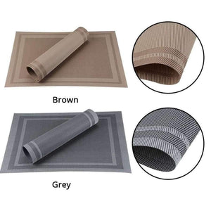 Planet Gates 4 PVC Vinyl Placemats for Dining Table Runner Linens place mat in Kitchen Accessories Cup Wine mat coaster pad in Stock