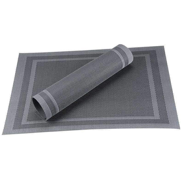 Planet Gates 4 PVC Vinyl Placemats for Dining Table Runner Linens place mat in Kitchen Accessories Cup Wine mat coaster pad in Stock