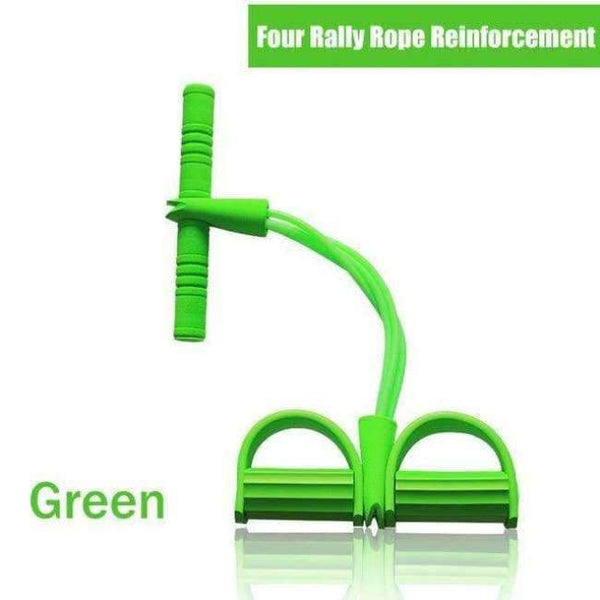 Planet Gates 4 Rally Green 2 & 4 Levels Latex Fitness Resistance Bands Pedal Pull Rally Sit-ups Good Elasticity Body Building Fitness Equipments