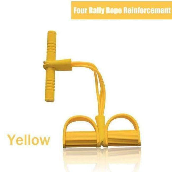Planet Gates 4 Rally Yellow 2 & 4 Levels Latex Fitness Resistance Bands Pedal Pull Rally Sit-ups Good Elasticity Body Building Fitness Equipments