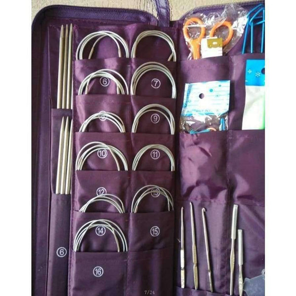 Planet Gates 4 round needle Knitting Double Pointed A Set of stainless steel Knitting Needle Crochet Hooks Circular Needle Hook Needlework Knitted Tool 611