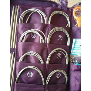 Planet Gates 4 round needle Knitting Double Pointed A Set of stainless steel Knitting Needle Crochet Hooks Circular Needle Hook Needlework Knitted Tool 611