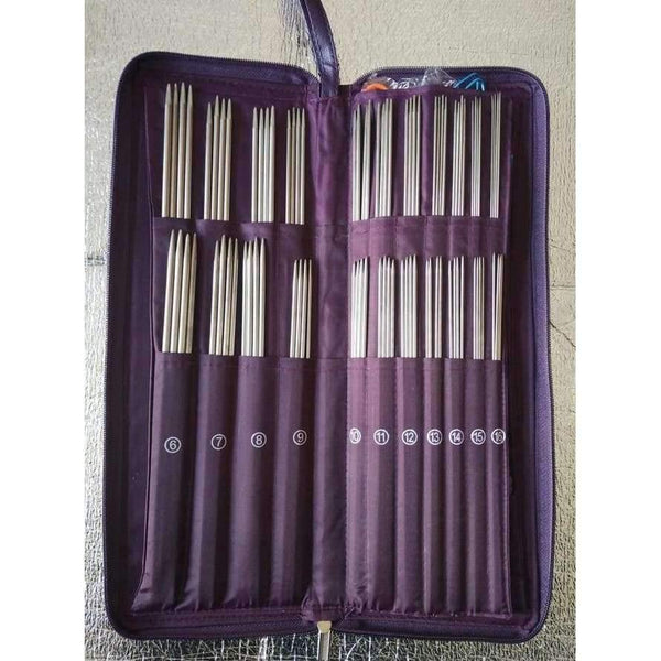 Planet Gates 4 round needle Knitting Double Pointed A Set of stainless steel Knitting Needle Crochet Hooks Circular Needle Hook Needlework Knitted Tool 611